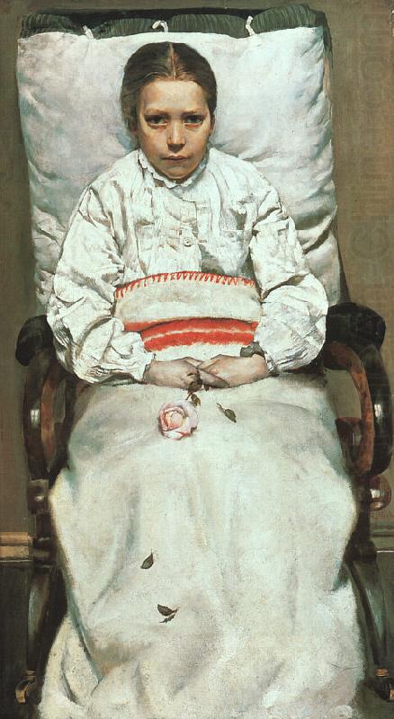 Christian Krohg The Sick Girl china oil painting image